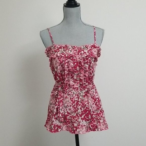 Jacob ruffle floral tank - Picture 1 of 9